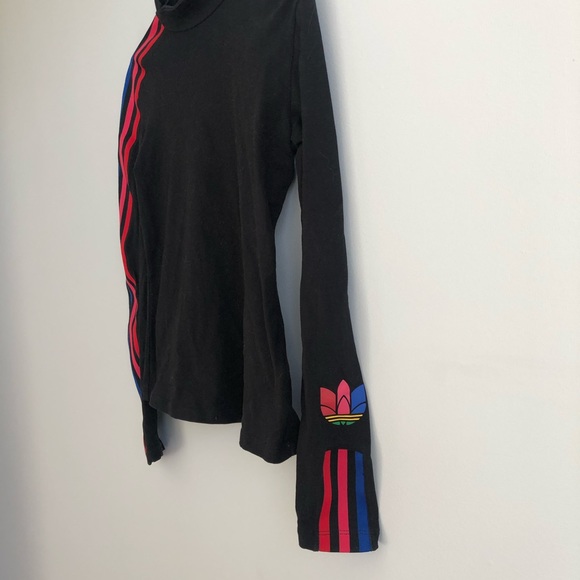 Adidas Mock Neck Fitted Long Sleeve (S) - Picture 3 of 8